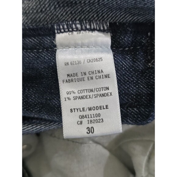 Guess Jeans Low Rise Bootcut Womens Size 30 Big Logo Embroidered Dark Wash Y2K - Picture 10 of 10